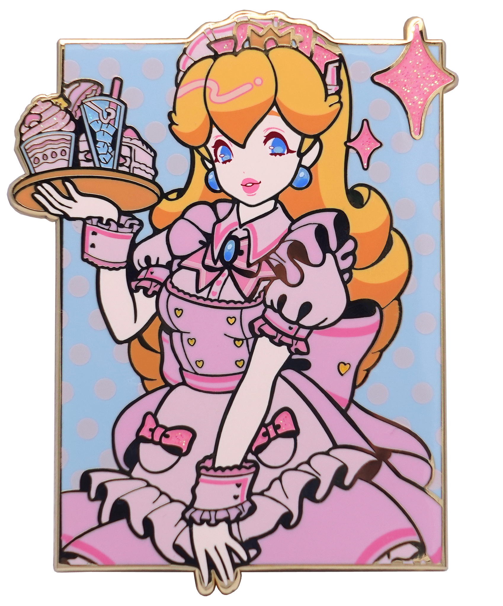 Magical Meido Peachie Enamel Pin