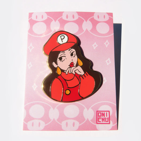 Plumber Lady Pin