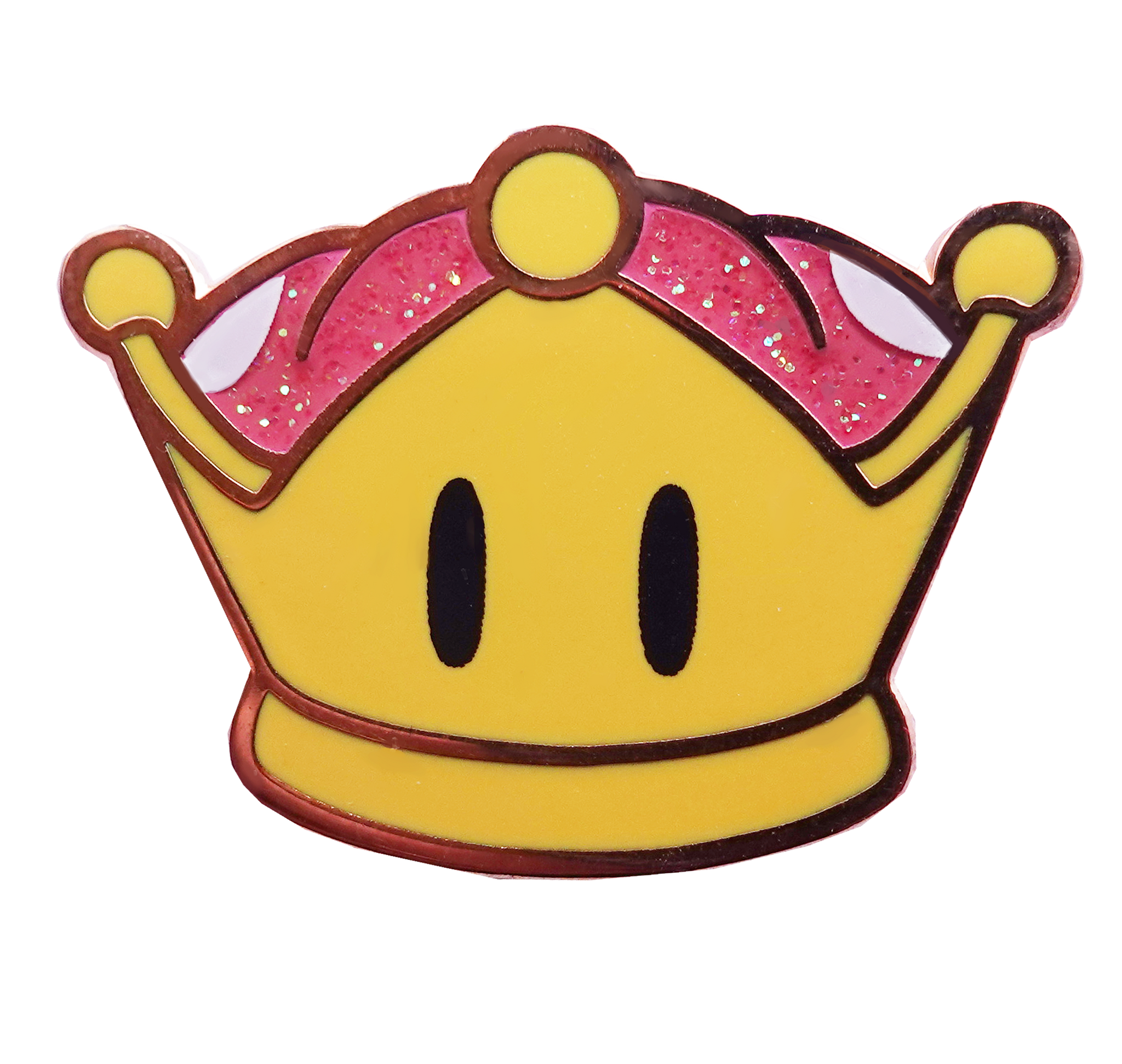 Bowsette Crown Pin