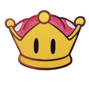 Bowsette Crown Pin